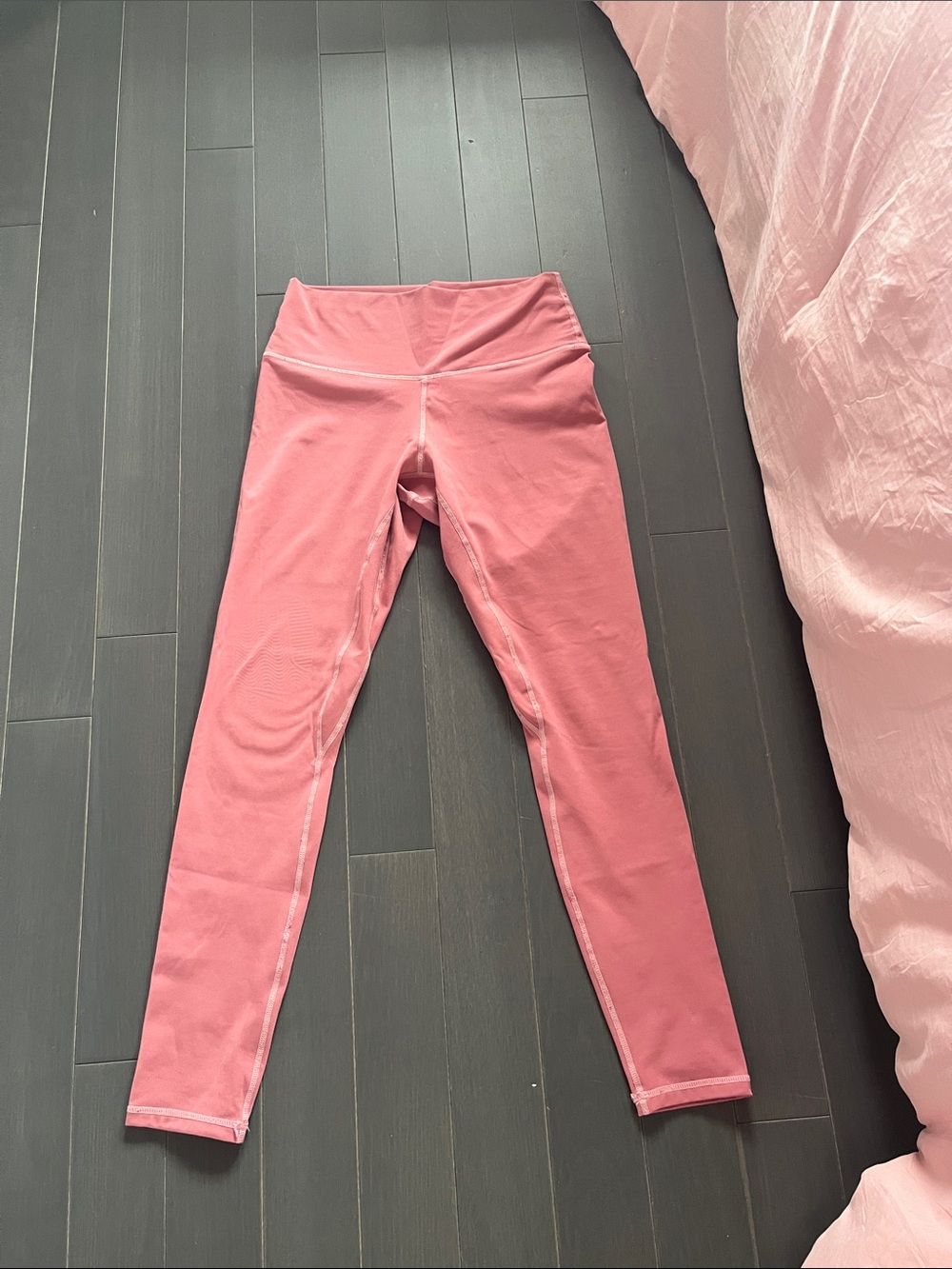 Pink High-Waist Leggings